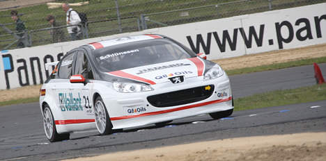 Robert Schlüssen i DTC Peugeot 407.